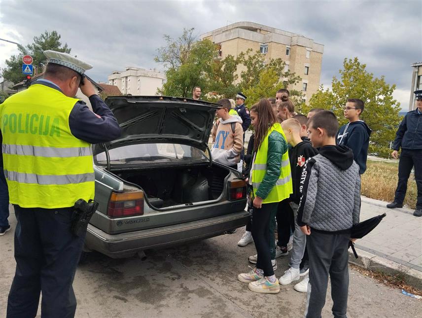 БИЛЕЋА, 19. ОКТОБРА /СРНА/ - У основним школама у Билећи "Петар Други Петровић Његош" и "Свети Сава" данас су одржана предавања и обука за ученике који желе да буду чланови школске саобраћајне патроле, чији је циљ повећање безбједности ученика у саобраћају.
