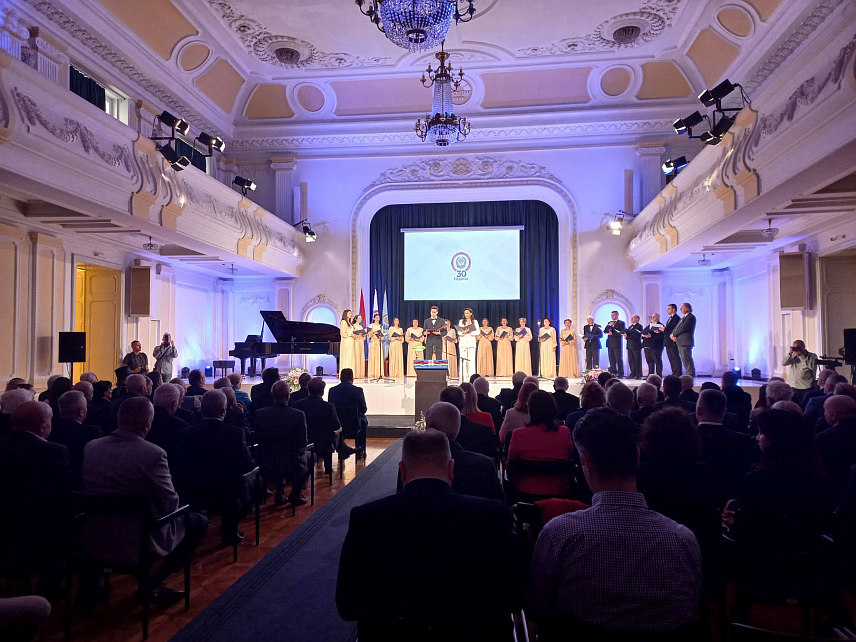 БАЊАЛУКА, 20. ОКТОБРА /СРНА/ - Свечаност поводом обиљежавања 30 година постојања и рада Академије наука и умјетности Републике Српске /АНУРС/.