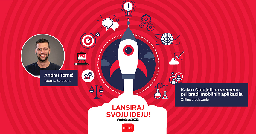 БАЊАЛУКА, 25. ОКТОБРА /СРНА/ - Онлајн предавање "Како уштедјети на времену при изради мобилних апликација" биће одржано 2. новембра у оквиру М:тел Апп такмичења, најављено је из компаније "М:тел".