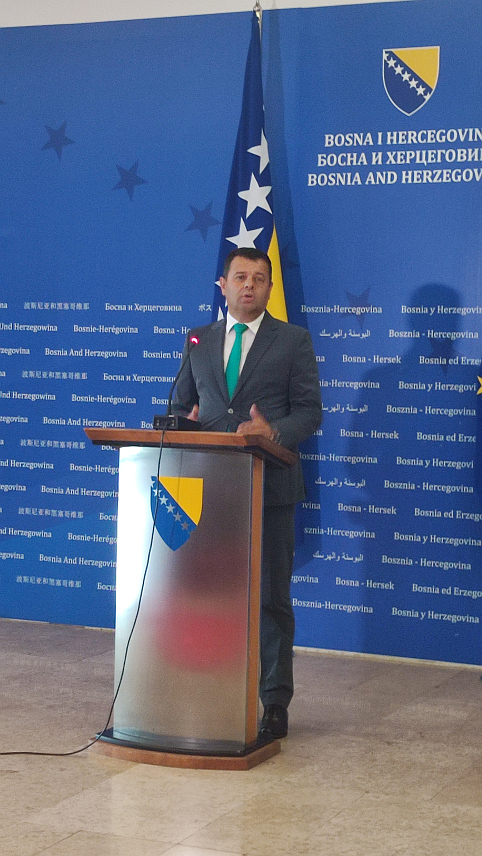 САРАЈЕВО, 26. ОКТОБРА /СРНА/ - Министар за људска права и избјеглице у Савјету министара Севлид Хуртић.