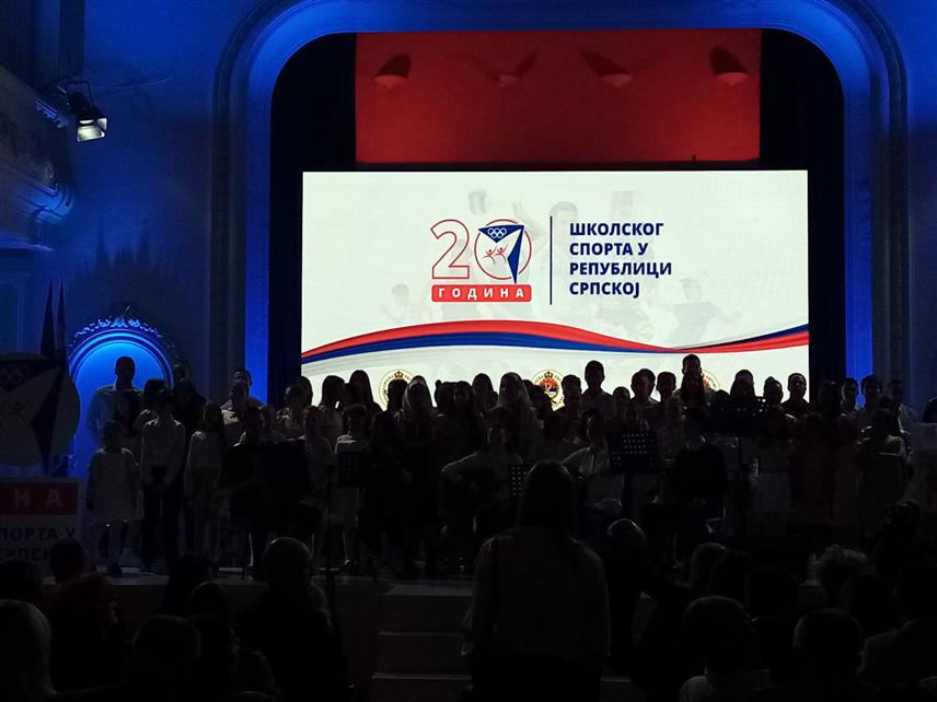 БАЊАЛУКА, 26. ОКТОБРА /СРНА/ - Свечана академија поводом обиљежавања 20 година школског спорта Републике Српске.