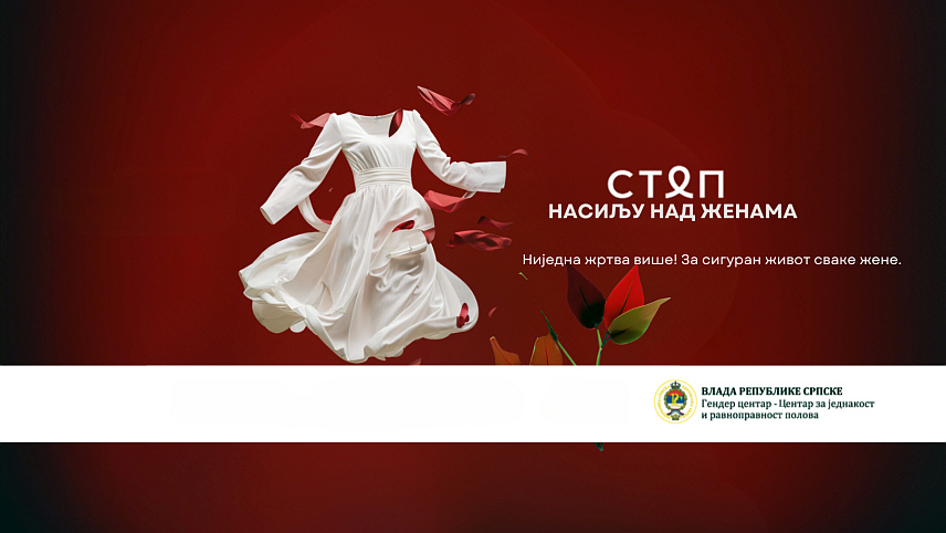 БАЊАЛУКА, 24. НОВЕМБРА /СРНА/ - Џендер центар Владе Републике Српске и ове године придружиће се свјетској кампањи "16 дана активизма борбе против насиља над женама", која почиње сутра и траје до 10. децембра - Међународног дана људских права.