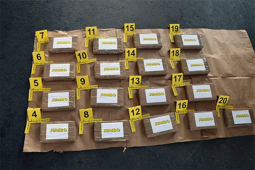 ДУБРОВНИК, 24. НОВЕМБРА /СРНА/ - Готово 20 килограма кокаина, који је пронађен у возилу високе класе код држављанина БиХ у Хрватској, било је скривено испод задњег сједишта које се отвара помоћу електромагнетне браве, саопштено је данас из Полицијске управе дубровачко-неретванске.