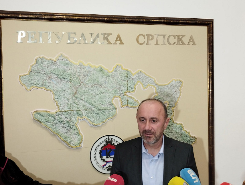 БАЊАЛУКА, 27. НОВЕМБРА /СРНА/ - Предсједник Удружења ампутираца "Удас" Жељко Волаш, изјава за новинаре.