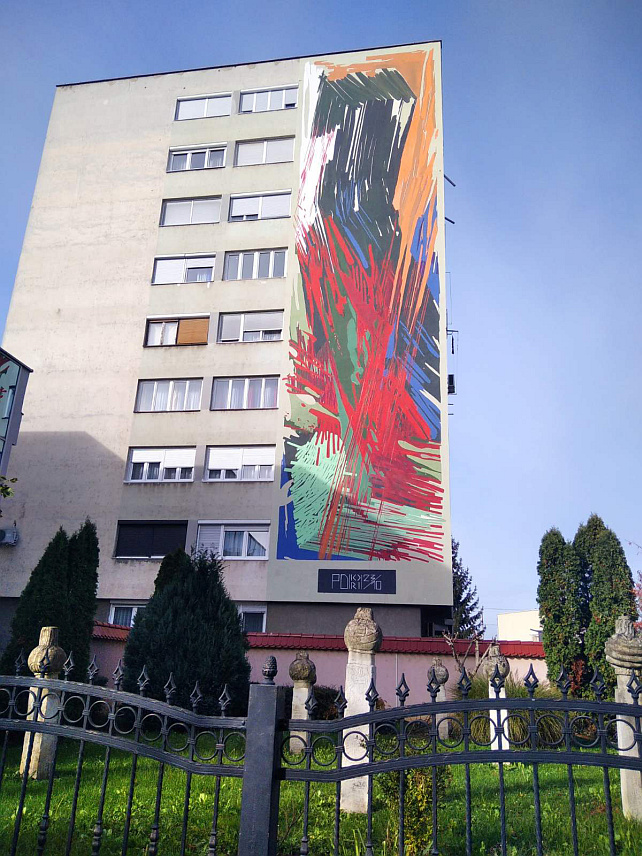 ПРИЈЕДОР, 18. ДЕЦЕМБРА /СРНА/ - У Приједору је данас свечано представљен нови мурал, десети јубиларни у пројекту "Приједор - град мурала".