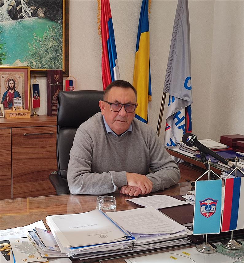 СОКОЛАЦ, 28. ДЕЦЕМБРА /СРНА/ - Начелник Сокоца Милован Бјелица.