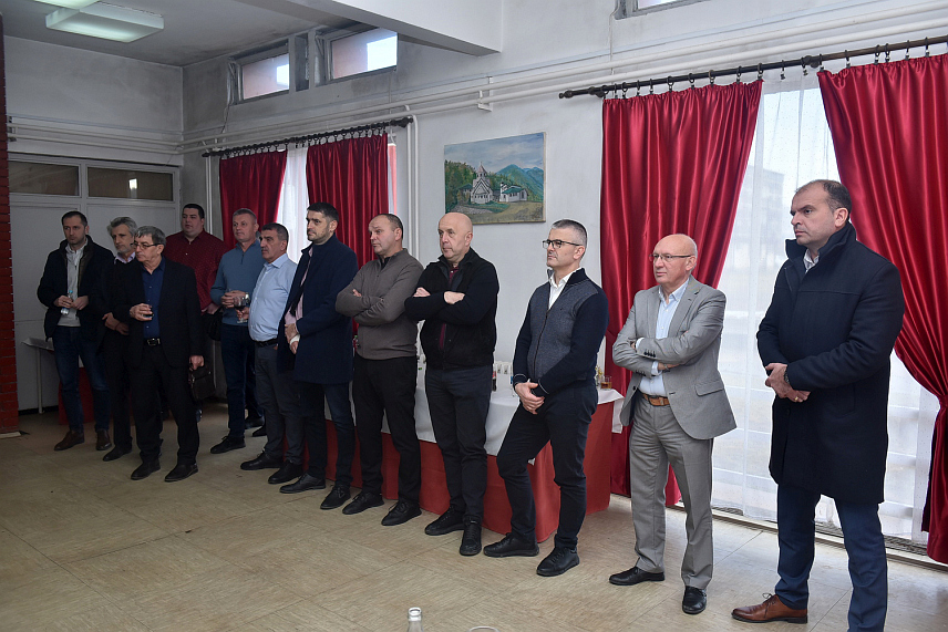 ЗВОРНИК, 29. ДЕЦЕМБРА /СРНА/ - Новогодишњи пријем за Управни одбор компаније "Алумина" .