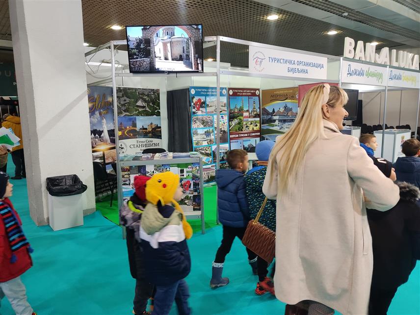 БИЈЕЉИНА, 2. ДЕЦЕМБРА /СРНА/ - Штанд града Бијељине на Сајму туризма у Новом Саду.