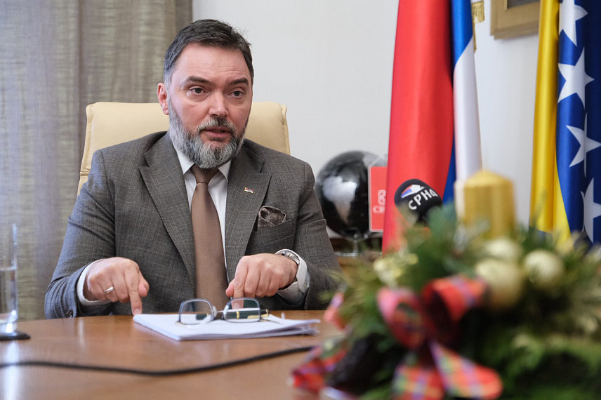 САРАЈЕВО, 30. ДЕЦЕМБРА /СРНА/ - Замјеник предсједавајуће Савјета министара Сташа Кошарац.