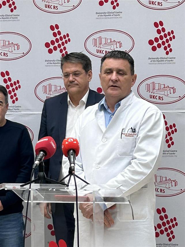 БАЊАЛУКА, 7. ДЕЦЕМБРА /СРНА/ - Генерални директор Универзитетског клиничког центра Републике Српске Владо Ђајић.