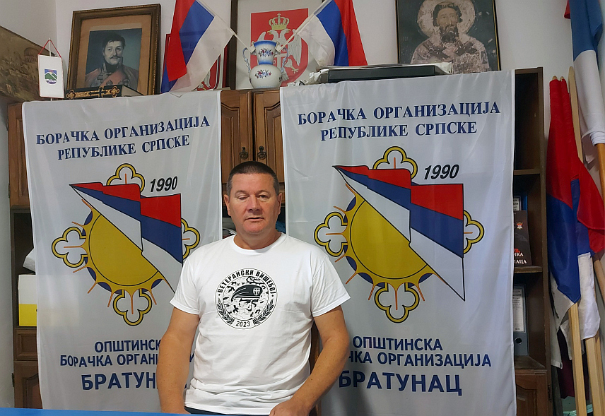 БРАТУНАЦ, 22. СЕПТЕМБРА /СРНА/ - Предсједник Борачке организације општине Братунац Зоран Гвозденовић.