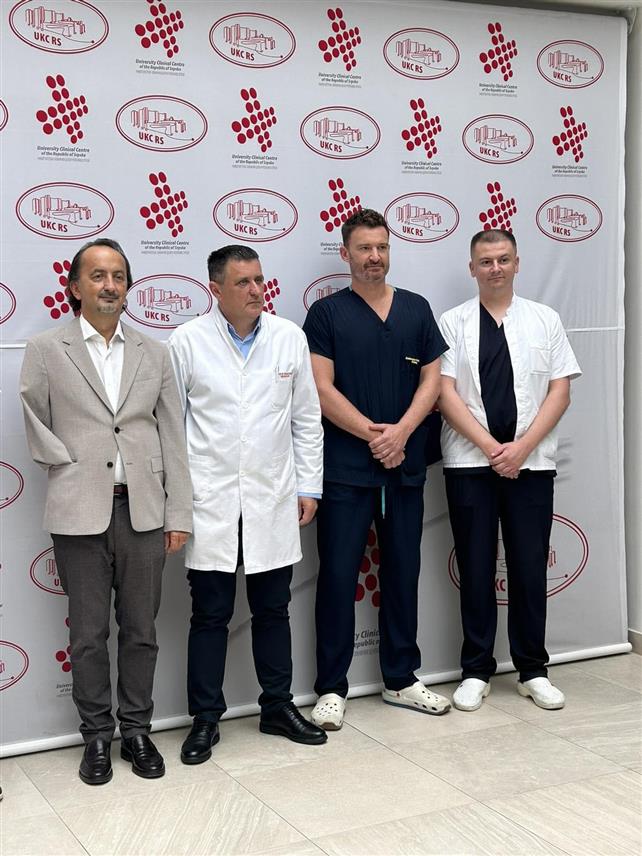 БАЊАЛУКА, 25. СЕПТЕМБРА /СРНА/ - Генерални директор Универзитетског клиничког центра Републике Српске Владо Ђајић на конференцији за новинаре.