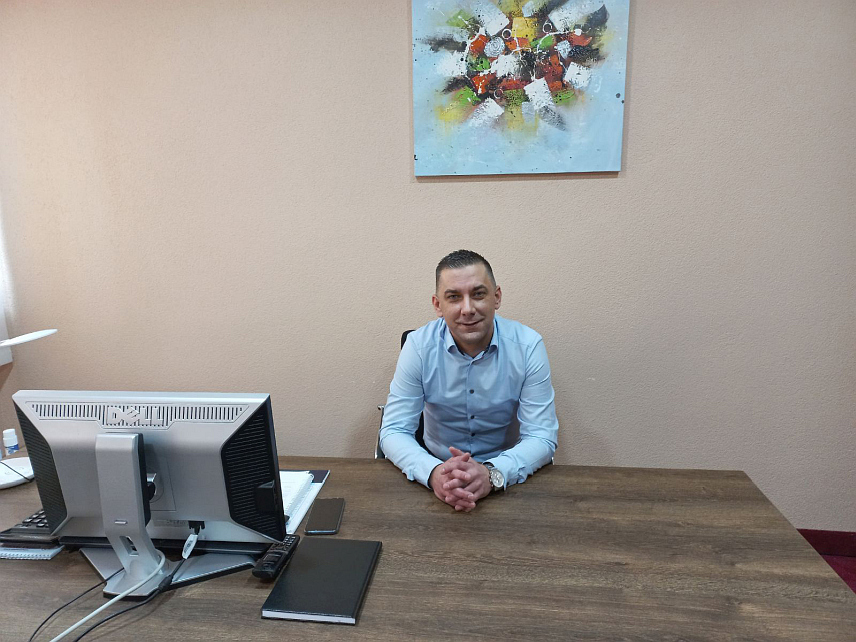 ШАМАЦ, 3. СЕПTЕМБРА /СРНА/ - Директор предузећа "Слободна зона" Шамац Ђорђе Кертић.