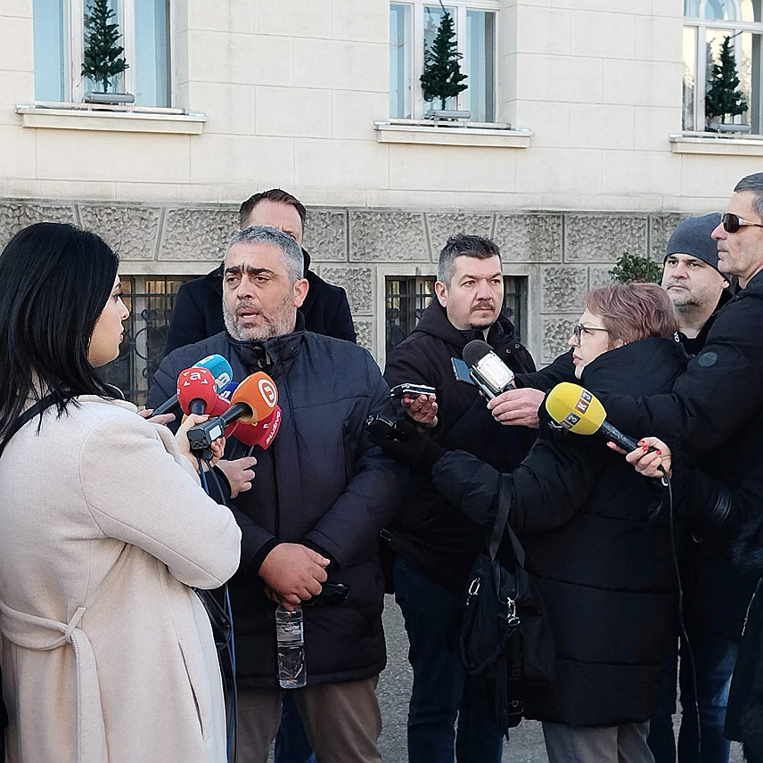 БАЊАЛУКА, 22. ЈАНУАРА /СРНА/ - Предсједник Синдиката управе Републике Српске Божо Марић , изјава новинарима.