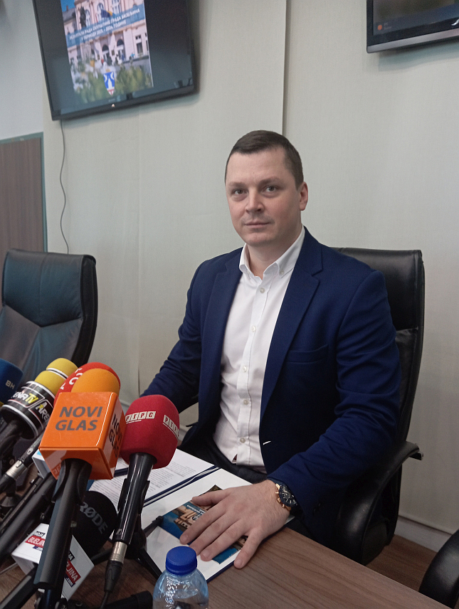 БИЈЕЉИНА, 26. ЈАНУАРА /СРНА/ - Предсједник Скупштине града Бијељина Александар Ђурђевић.