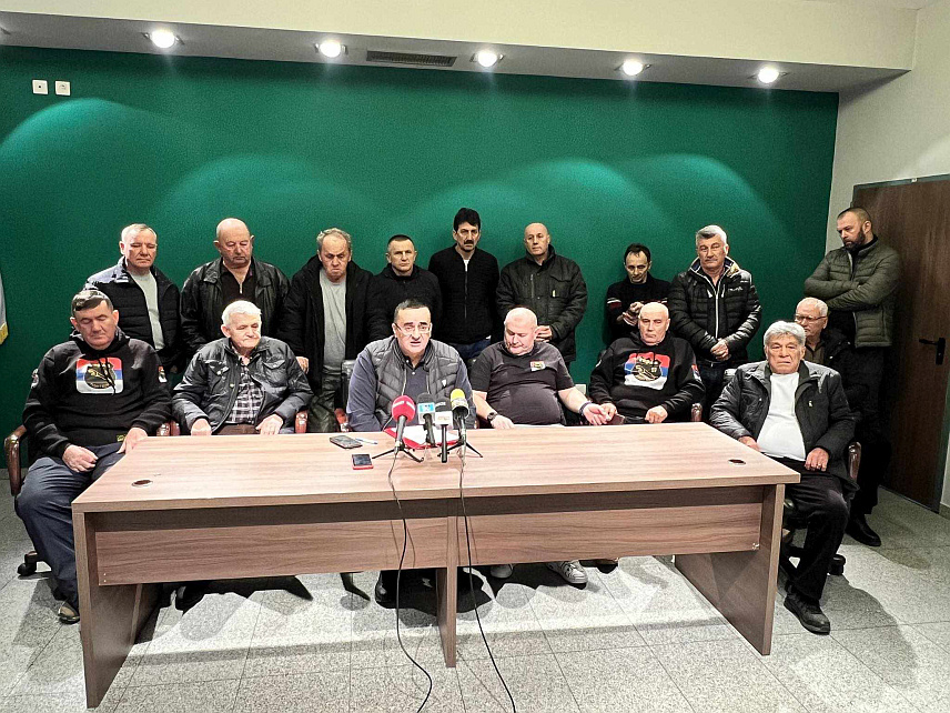БИЈЕЉИНА, 26. ЈАНУАРА /СРНА/ - Удружења ветерана "Гарда Пантери"- конферениција за новинаре.