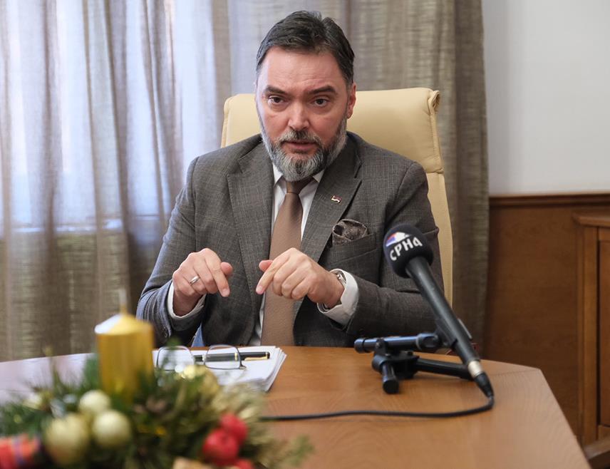 САРАЈЕВО, 2. ЈАНУАРА /СРНА/ - Министар спољне трговине и економских односа у Савјету министара Сташа Кошарац.