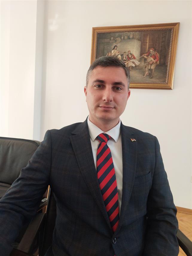 ПАЛЕ, 8. ЈАНУАРА /СРНА/ - Вршилац дужности директора Завода за запошљавање Републике Српске Дамјан Шкипина.