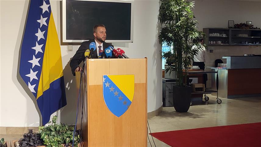 САРАЈЕВО, 10. ОКТОБРА /СРНА/ - Делегат Клуба Срба у Дому народа Парламентарне скупштине БиХ Желимир Нешковић.