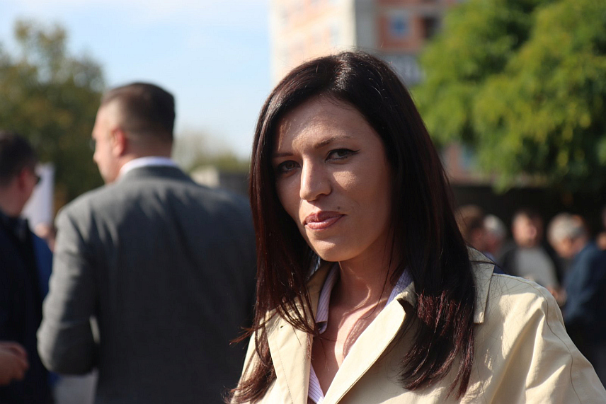 САРАЈЕВО, 16. ОКТОБРА /СРНА/ - Шеф Клуба посланика СНСД-а у Представничком дому Парламентарне скупштине БиХ Сања Вулић. /Фото - Борислав Здриња/