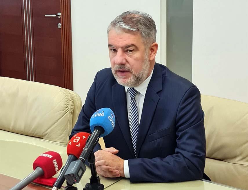 БАЊАЛУКА, 17. ОКТОБРА /СРНА/ - Министар здравља и социјалне заштите Републике Српске Ален Шеранић.