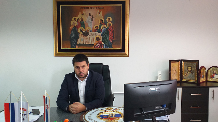 ШЕКОВИЋИ, 1. ОКТОБРА /СРНА/ - Кандидат СНСД-а за начелника Шековића Миладин Лазић .