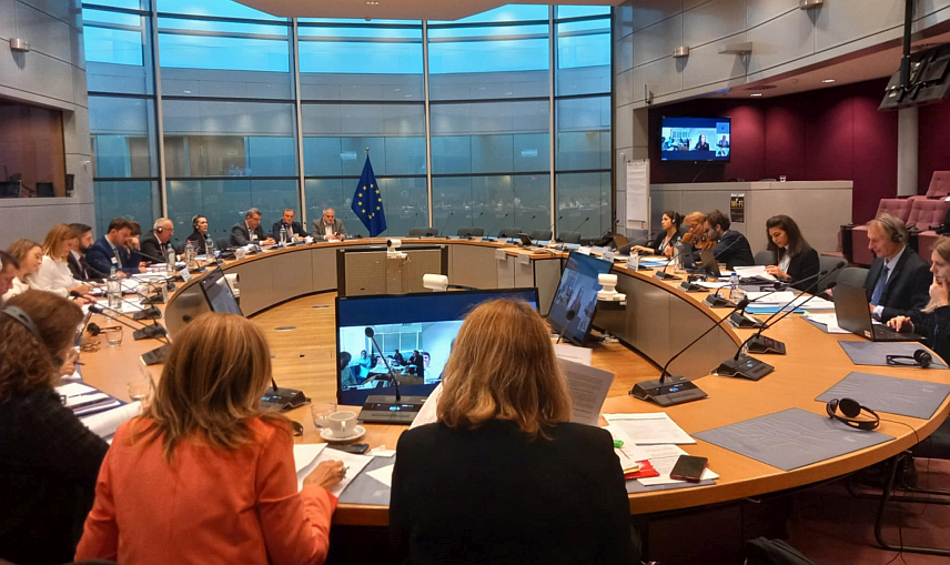 САРАЈЕВО/БРИСЕЛ, 22. ОКТОБРА /СРНА/ - Састанак Пододбора за иновације, информационо друштво и социјалну политику између ЕУ и БиХ који је одржан данас у Бриселу.