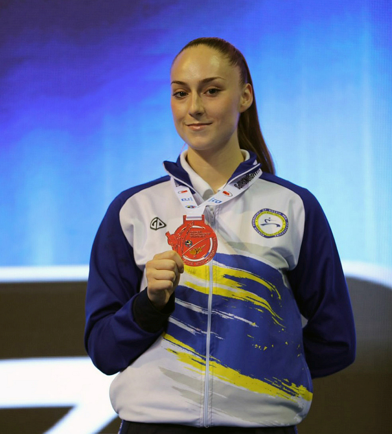 ИСТОЧНО САРАЈЕВО, 25. ОКТОБРА /СРНА/ - Свјетски вицешампион у каратеу Марина Куртеш из Источног Сарајева .