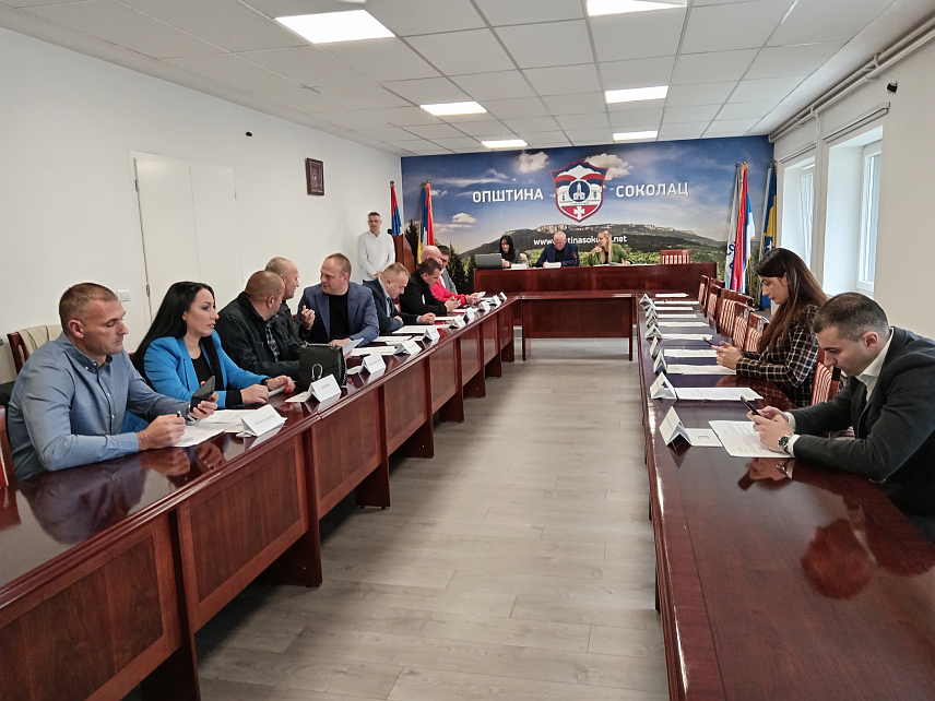 СОКОЛАЦ, 30. ОКTОБРА /СРНА/ - Ванредна сједница Скупштине општине Соколац.