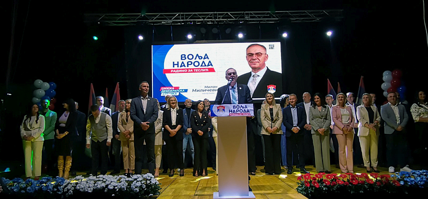 ТЕСЛИЋ, 4. ОКТОБРА /СРНА/ - Кандидат СДС-а за начелника општине Теслић Милан Миличевић рекао је вечерас да очекује сигурну побједу ове странке на локалним изборима.