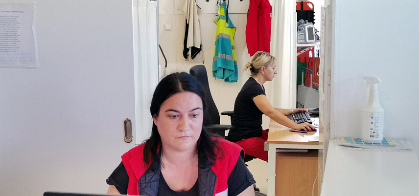 ДОБОЈ, 9. OKТОБРА /СРНА/ - Служба хитне медицинске помоћи Дома здравља Добој.	