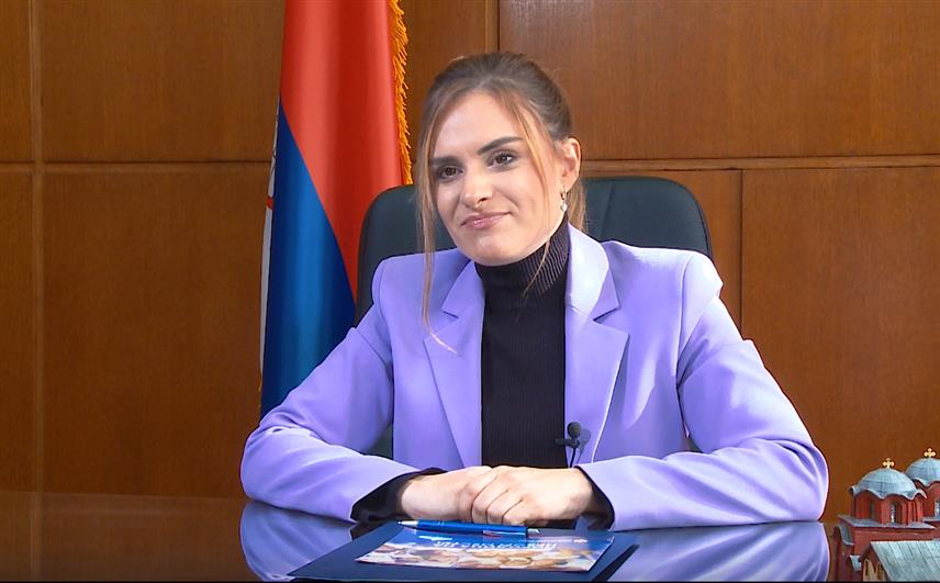 БЕОГРАД, 10. НОВЕМБРА /СРНА/ - Министар за бригу о породици и демографију Србије Милица Ђурђевић Стаменковски.