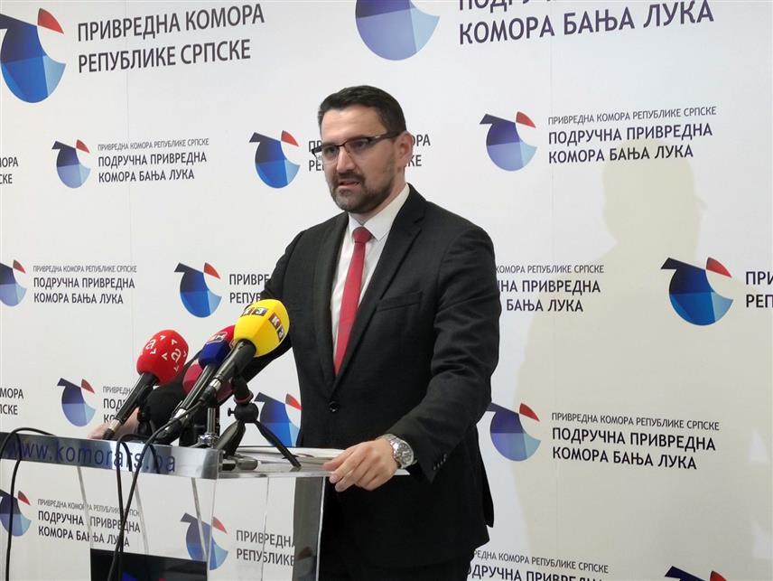 БАЊАЛУКА, 19. НОВЕМБРА /СРНА/ - Министар за европске интеграције и међународну сарадњу Републике Српске Златан Клокић на конференцији "Подршка Републике Србије као покретач привредног развоја Републике Српске".