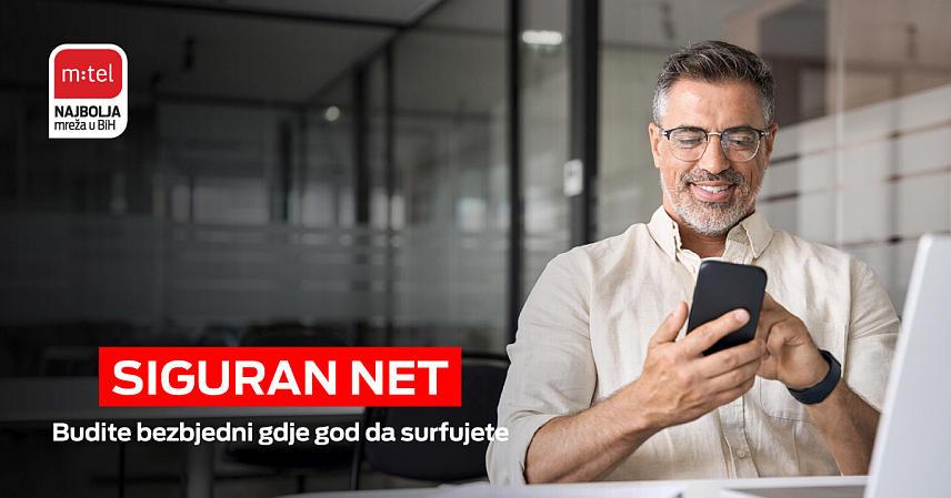 БАЊАЛУКА, 21. НОВЕМБРА /СРНА/ - Компанија "М:тел" у понуди има услугу сигуран НЕT која подразумијева упозорење на заштиту података и безбједност у сајбер простору, а унутар "М:тел мреже".