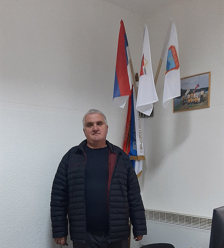 ПРЊАВОР, 23. НОВЕМБРА /СРНА/ - Предсједник Борачке организације Града Прњавор Перица Ђумић.