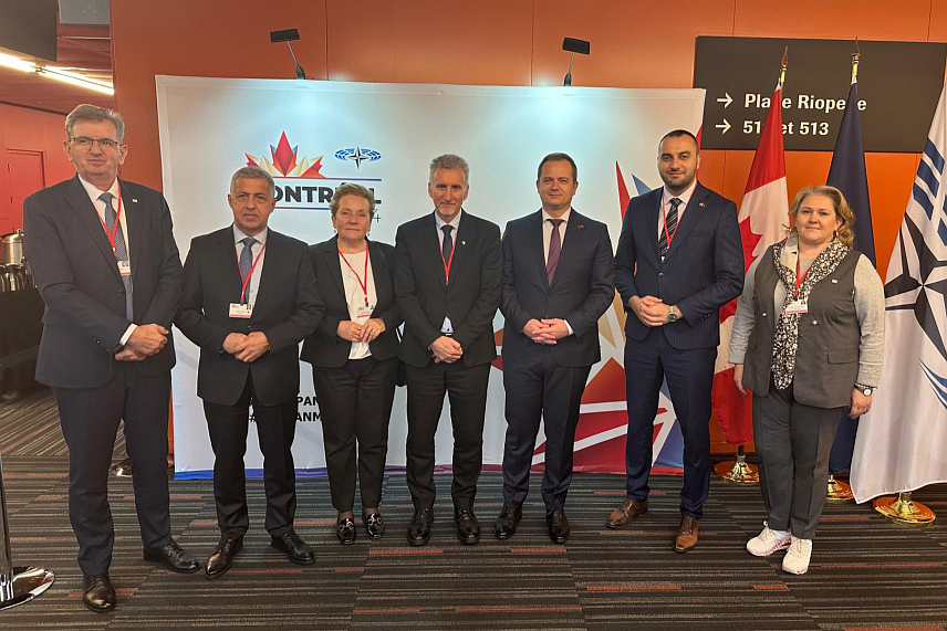 САРАЈЕВО/МОНТРЕАЛ, 25. НОВЕМБРА /СРНА/ - Предсједавајући Делегације парламента БиХ у Парламентарној скупштини НАТО-а Кемал Адемовић и члан делегације Марина Пендеш разговарали су у Монтреалу са делегацијама Словеније, Црне Горе, Сјеверне Македоније и Турске о евроатлантским интеграцијама у региону.