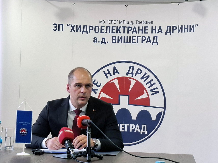 ВИШЕГРАД, 26. НОВЕМБРА /СРНА/ - Директор "ХЕ на Дрини" Недељко Перишић.