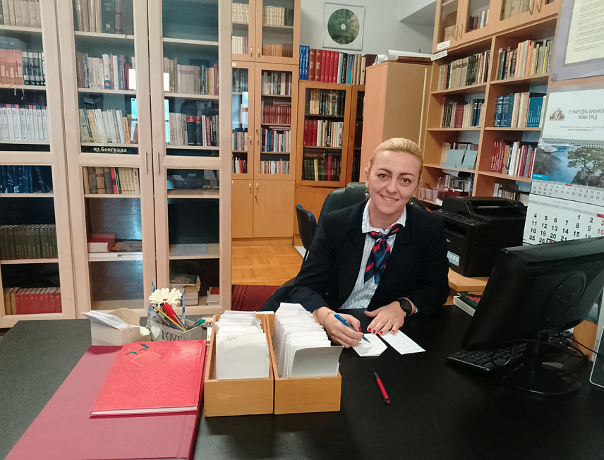 НОВИ ГРАД, 27. НОВЕМБРА /СРНА/ - Директор Народне библиотеке Нови Град Маја Јованић Костадиновић.