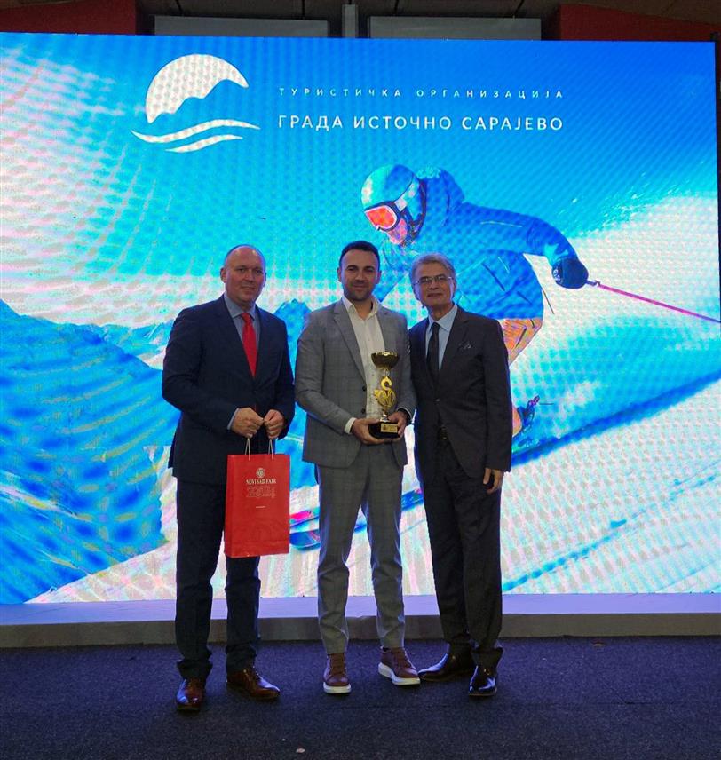 НОВИ САД , 27. НОВЕМБРА /СРНА/ - Туристичка организација града Источно Сарајево освојила је једну од главних награда на међународном Сајму туризма у Новом Саду за развој, промоцију и афирмацију туризма на подручју града.