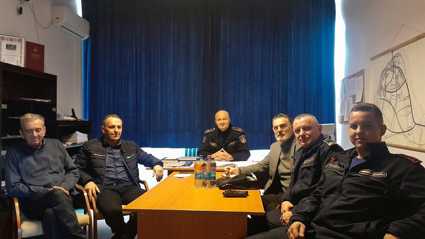 БРОД, 28. НОВЕМБРА/СРНА/ - Радно-консултативни састанак Професионалне ватрогасно-спасилачке јединице Брод.