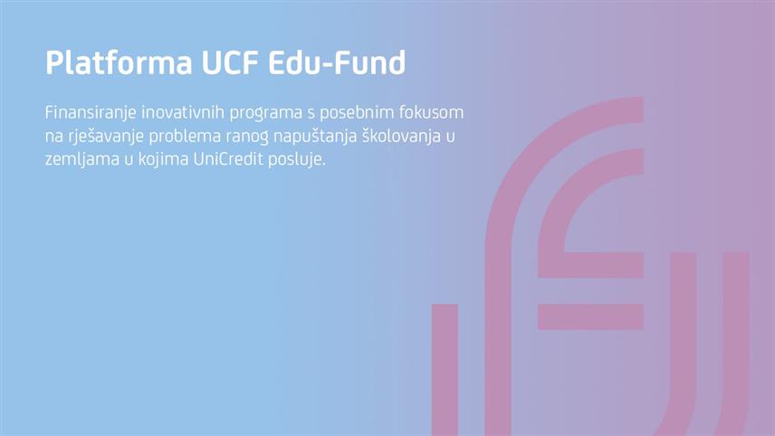 БАЊАЛУКА, 4. НОВЕМБРА /СРНА/ - Уникредит банка позвала је непрофитне организације које препознају образовне потребе младих да до априла 2025. године аплицирају за средства из Уникредит фонда укупне вриједности до 14 милиона евра.