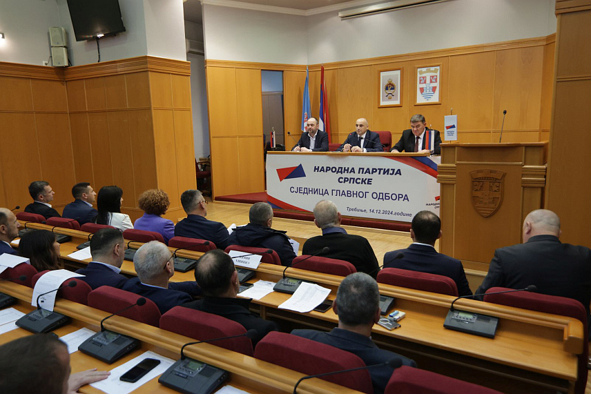 ТРЕБИЊЕ, 14. ДЕЦЕМБРА /СРНА/ - Сједница Главног одбора Народне партије Српске /НПС/ одржана данас у Требињу.	