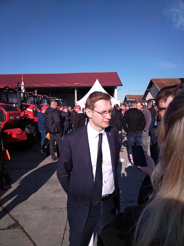 БИЈЕЉИНА, 17. ДЕЦЕМБРА /СРНА/ - Први секретар Амбасаде Бјелорусије у Мађарској Василиј Панарјадов.