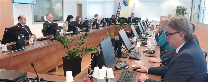 САРАЈЕВО, 18. ДЕЦЕМБРА /СРНА/ - Сједница Високог судског и тужилачког савјета /ВСТС/ БиХ у Сарајеву.