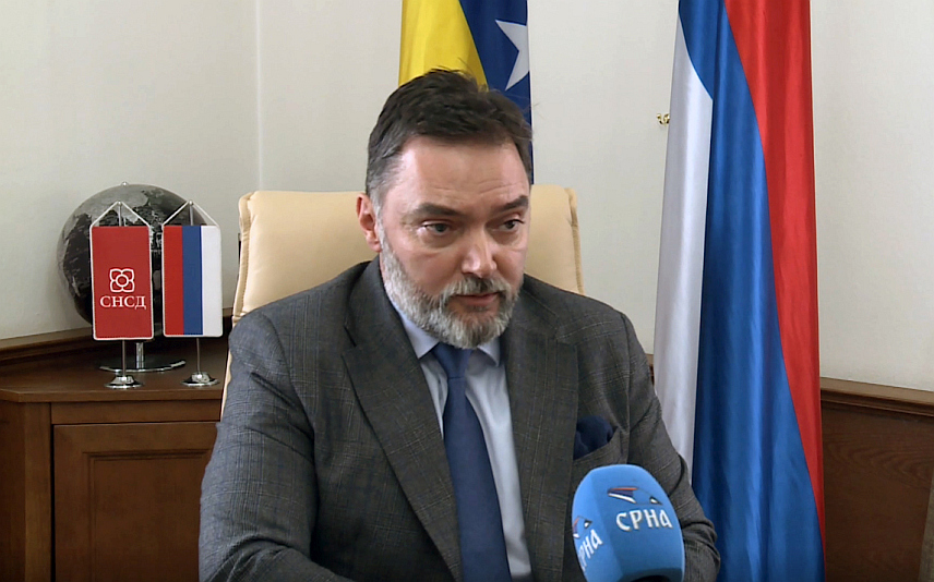 САРАЈЕВО, 22. ДЕЦЕМБРА /СРНА/ - Замјеник предсједавајуће Савјета министара Сташа Кошарац.	