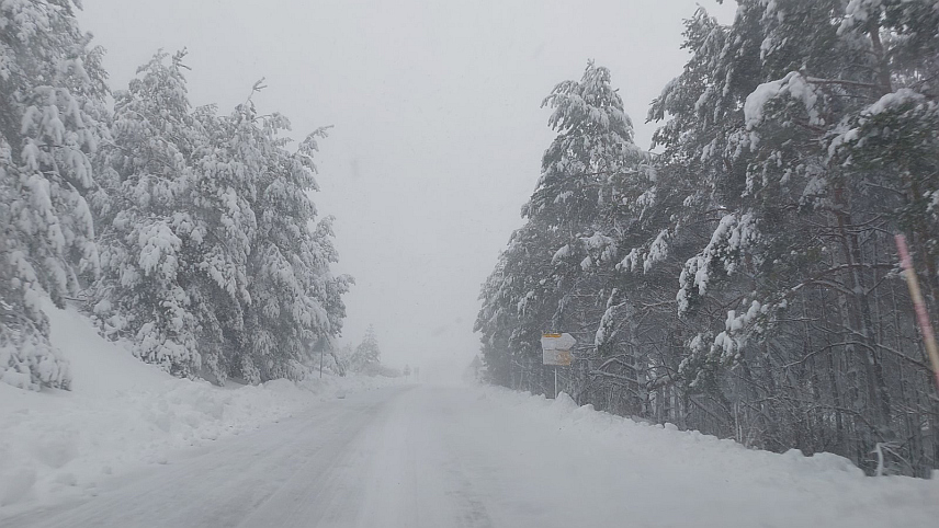 ГЛАМОЧ, 23. ДЕЦЕМБРА /СРНА/ - Поједина села у општини Гламоч потпуно су одсјечена од свијета због снијега који интензивно пада у протекла 24 часа.
