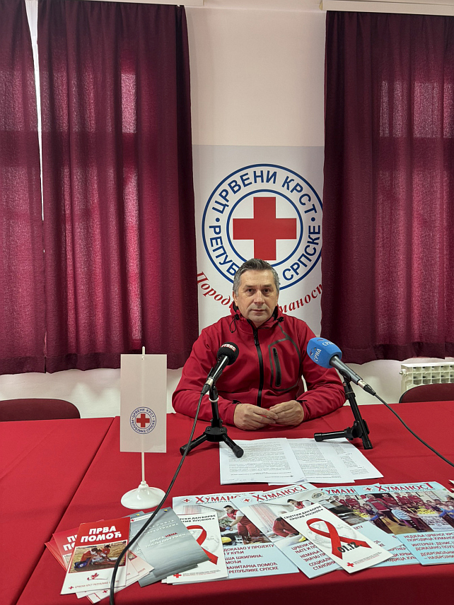 ПАЛЕ, 24. ДЕЦЕМБРА /СРНА/ - Генерални секретар Црвеног крста Републике Српске Рајко Лазић.