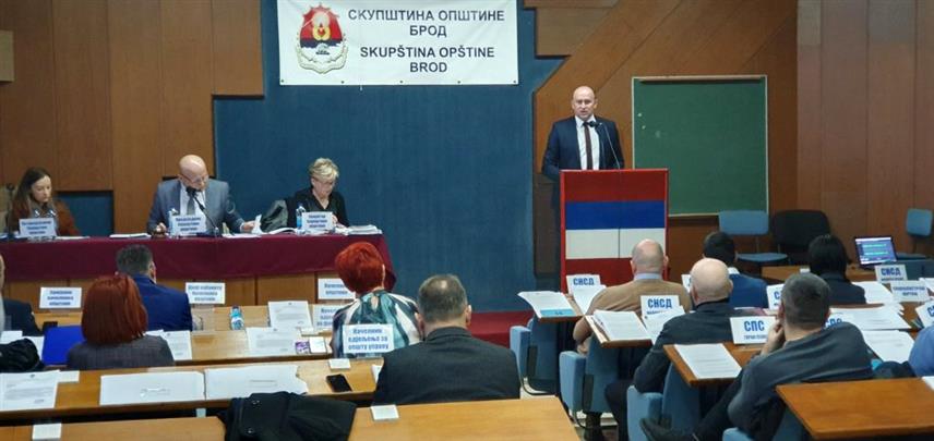 БРОД, 25. ДЕЦЕМБРА /СРНА/ - Сједница Скупштине општине Брод.