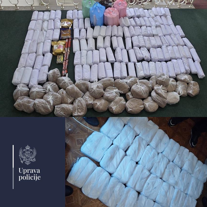 ПОДГОРИЦА, 29. ДЕЦЕМБРА /СРНА/ - Никшићка и шавничка полиција заплијениле су, у одвојеним акцијама, више од 130 килограма резаног дувана.