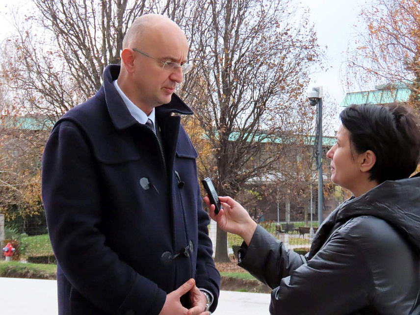 БЕОГРАД, 6. ДЕЦЕМБРА /СРНА/ - Предсједник скупштинске делегације у Парламентарном форуму Србија - Република Српска Срђан Мазалица. /Фото - Борислав Здриња/